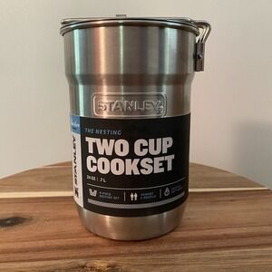 STANLEY Adventure Series The Nesting Two Cup Cook Set 4 Piece 24 Oz Stainless